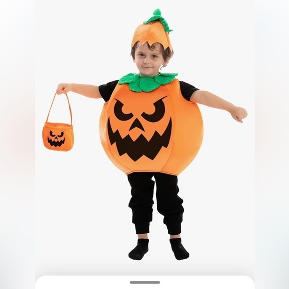spooktacular creations Other - NWT Spooktacular Creations Halloween Kids Wicked Pumpkin Costume Unisex for Kids